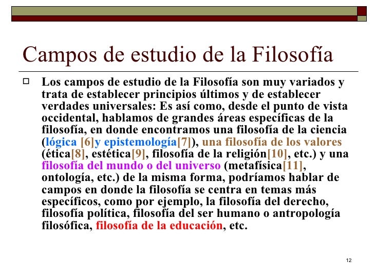 Filosofia De La Educacion