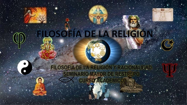 Filosofia de la religion Seminario Mayor
