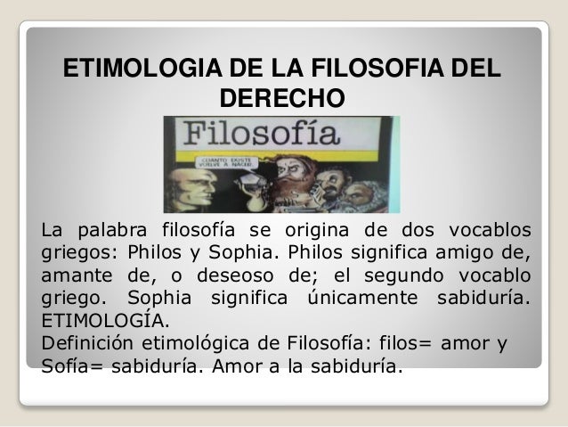 Filosofia del derecho