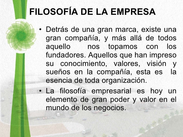 Filosofia empresarial(1)