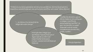 Filosofia i coronavirus