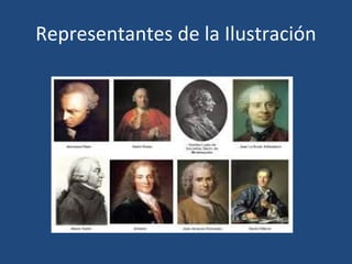 Representantes de la Ilustración
 
