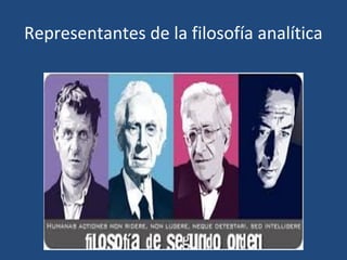 Representantes de la filosofía analítica
 