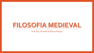 Prof. Esp. Ricardo de Moura Borges
 
