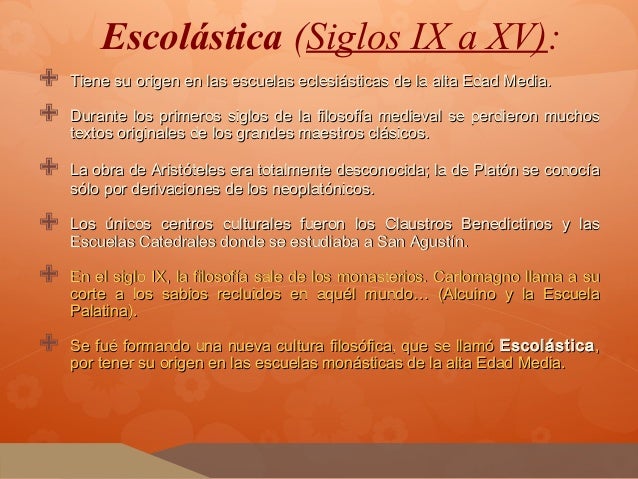 Filosofia medieval cristiana 2 Escolastica