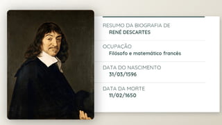 Filosofia Moderna - Racionalismo e Empirismo