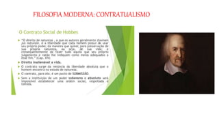 FILOSOFIA MODERNA: CONTRATUALISMO
 