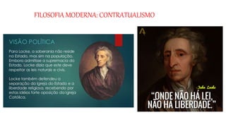FILOSOFIA MODERNA: CONTRATUALISMO
 