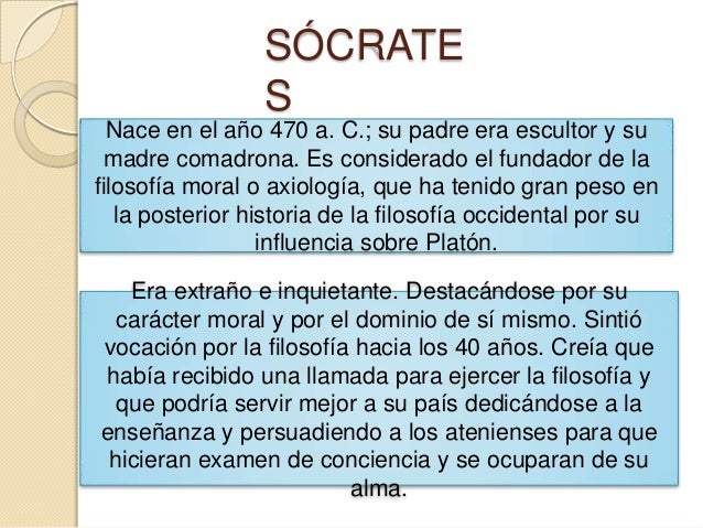 Filosofia socratica y platonica