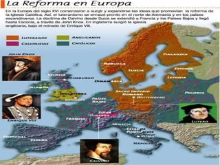 FILOSOFÍA Y RELIGIÓN Por su parte el  protestantismo  surge en el siglo xvl en Alemania, gracias al  movimiento de Reforma  de Martín Lutero. Los  protestantes no reconocen la autoridad del Papa  como representante de Dios.  La Biblia es la fuente  y la base de su doctrina. Los protestantes  no adoran ninguna imagen , porque consideran que ahí no se encuentra Dios y  no hay ningún intermediario  para comunicarse con él. Para ellos  la fe es la única salvadora , ya que las buenas obras no otorgan la salvación.  