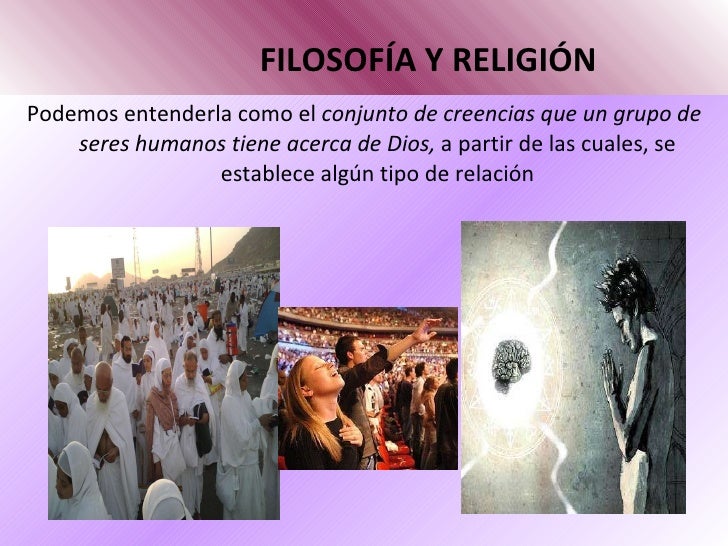 Filosofia y religión