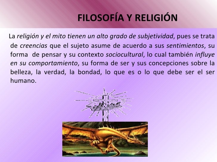 Filosofia y religión