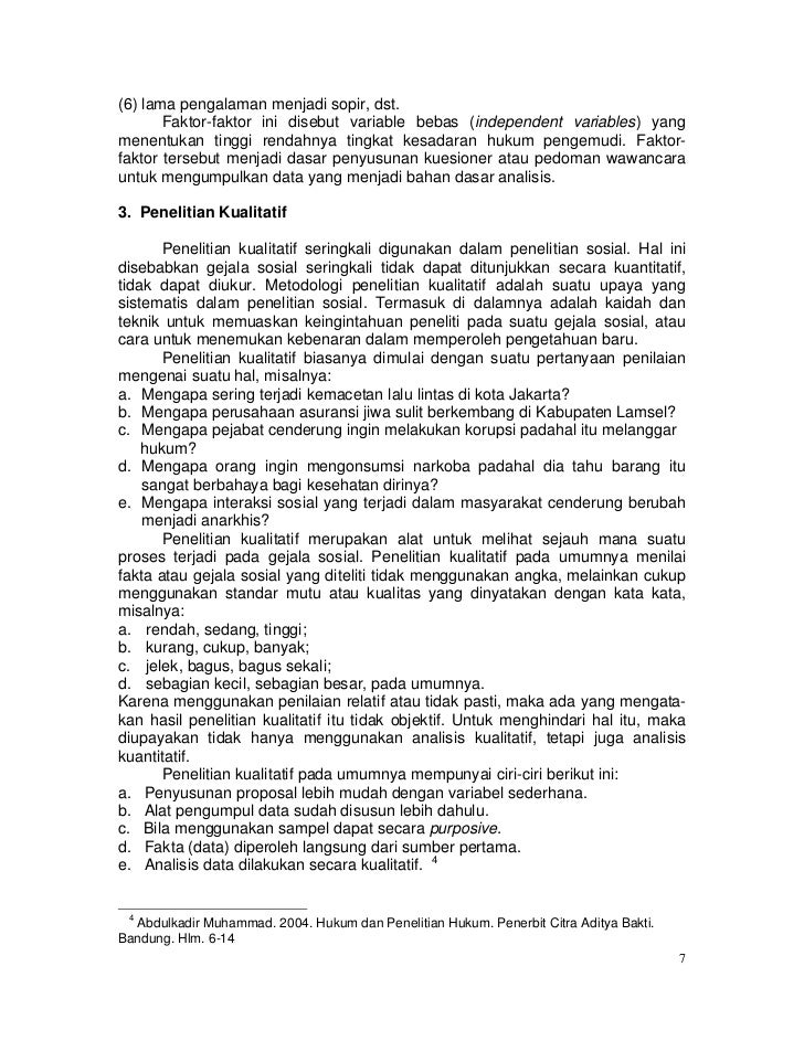 Filosofi dan metode penelitian sosial