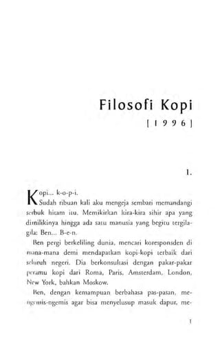 Filosofi kopi