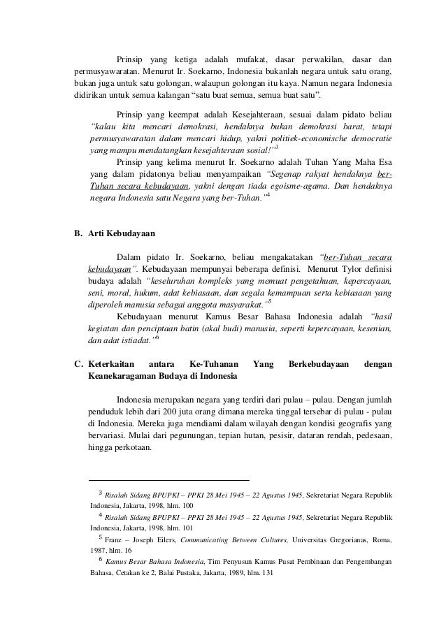 Ke Tuhanan Yang Berkebudayaan