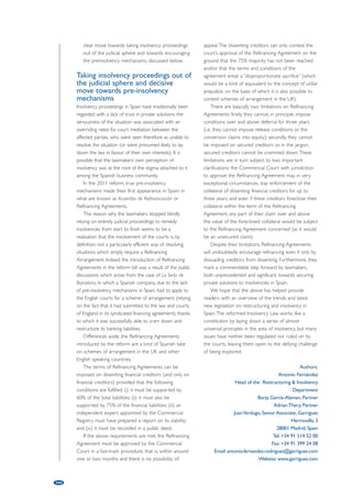 • the court will look at the desire (a subjective state 
of mind) of the debtor to determine whether it had 
positively wished to improve the creditor’s position 
in the event of its own insolvent liquidation; 
• the requisite desire may be proved by direct 
evidence or its existence may be inferred from the 
existing circumstances of the case; 
• it is sufficient that the desire to prefer is one of the 
factors which influenced the decision to enter into 
the transaction; it need not be the sole or decisive 
factor; and 
• a transaction which is actuated only by proper 
commercial considerations will not constitute a 
voidable preference. A genuine belief in the 
existence of a proper commercial consideration 
may be sufficient even if, objectively, such a belief 
might not be sustainable. 
The Court of Appeal further held that there is no 
need for the debtor to have knowledge of the 
prospect of its insolvency before it can be said to 
have given an unfair preference to a creditor, and that 
the relevant time to determine whether a debtor had 
the requisite desire to prefer is the time when the 
creditor received the preference, and not when it was 
promised the preference. 
Author: 
Sushil Nair, Co-Head, Corporate Restructuring 
Drew  Napier LLC 
10 Collyer Quay 
#10-01 Ocean Financial Centre 
Singapore 049315 
Singapore 
Tel: +65 6531 2411 
Fax: +65 6535 4864 
Email: sushil.nair@drewnapier.com 
Website: www.drewnapier.com 
151 
from its pre-insolvency rights and obligations are 
non-arbitrable when the arbitration would affect the 
substantive rights of other creditors; and 
• disputes involving an insolvent company that stem 
from its pre-insolvency rights and obligations are 
arbitrable when the arbitration is only to resolve 
prior private inter se disputes between the company 
and the other party. 
The court’s reasoning for the distinction is that a 
company’s pre-insolvency management is unlikely to 
have contemplated including avoidance claims within 
the scope of an arbitration agreement, since the 
commencement of insolvency proceedings would 
result in them being displaced by a liquidator or 
judicial manager. 
Undue preference transactions 
The Court of Appeal provided some useful guidance 
on avoiding undue preference transactions in the twin 
cases of DBS Bank Ltd v Tam Chee Chong and another 
(judicial managers of Jurong Hi-Tech Industries Pte Ltd 
(under judicial management)) [2011] 4 SLR 948 and 
Coöperatieve Centrale Raiffeisen-Boerenleenbank BA 
(trading as Rabobank International, Singapore Branch) v 
Jurong Technologies Industrial Corp Ltd (under judicial 
management) [2011] 4 SLR 977. 
The Court of Appeal affirmed that the English test 
of what constitutes unfair preference as laid down in 
Re MC Bacon Ltd [1990] BCLC 324 is applicable in 
Singapore: whether the debtor, in doing the act, was 
influenced by a subjective desire to prefer a specific 
creditor over the general body of creditors. The Court 
of Appeal summarised the applicable principles as 
follows: 
• the test is not whether there is a dominant intention 
to prefer, but whether the debtor’s decision was 
influenced by a desire to prefer the creditor; 
 