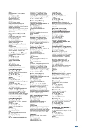 dings and coordination between foreign and dome 

 