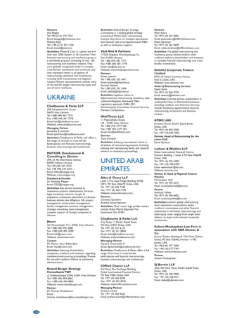 Gadens Lawyers 
Level 1, 19 Gouger Street, Adelaide SA 5000, 
Australia. 
Tel: +61 (8) 8233 0600 
Fax: +61 (8) 8233 0699 
Email: info@sa.gadens.com.au 
Website: www.gadens.com.au 
Contacts 
Wendy Jones 
Tel: +61 (8) 8233 0645 
Email: wjones@sa.gadens.com.au 
James Marsh 
Tel: +61 (8) 8233 0662 
Email: jmarsh@sa.gadens.com.au 
Karen Thomas 
Tel: +61 (8) 8233 0639 
Email: kthomas@sa.gadens.com.au 
Activities: Gadens Lawyers regularly advises 
insolvency practitioners and financiers on a 
range of issues including informal workouts, 
administration, appointments and 
re-documentation. 
Gadens Lawyers 
Level 25, Bourke Place, 600 Bourke Street, 
Melbourne VIC 3000, Australia. 
Tel: +61 (3) 9252 2555 
Fax: +61 (3) 9252 2500 
Email: info@vic.gadens.com.au 
Website: www.gadens.com.au 
Contacts 
David Reichenberg 
Tel: +61 (3) 9252 2581 
Email: dreichenberg@vic.gadens.com.au 
Rob Hinton 
Tel: +61 (3) 9252 2531 
Email: rhinton@vic.gadens.com.au 
Howard Chait 
Tel: +61 (3) 9252 2596 
Email: hchait@vic.gadens.com.au 
Activities: Gadens Lawyers regularly advises 
insolvency practitioners and financiers on a 
range of issues including informal workouts, 
administration, appointments and 
re-documentation. 
Gadens Lawyers 
Level 7, 150 St Georges Terrace, 
Perth WA 6000, Australia. 
Tel: +61 (8) 9323 0999 
Fax: +61 (8) 9323 0900 
Email: info@wa.gadens.com.au 
Website: www.gadens.com.au 
Contacts 
Lee Christensen 
Email: lchristensen@wa.gadens.com.au 
James Scovell 
Email: jscovell@wagadens.com.au 
Activities: Gadens Lawyers regularly advises 
insolvency practitioners and financiers on a 
range of issues including informal workouts, 
administration, appointments and 
re-documentation. 
Gadens Lawyers 
Level 25, 240 Queen Street, 
Brisbane QLD 4000, Australia. 
Tel: +61 (7) 3231 1666 
Fax: +61 (7) 3229 5850 
Email: info@qld.gadens.com.au 
Website: www.gadens.com.au 
Partner 
Dan Pennicott 
Tel: +61 (7) 3114 0102 
Email: dpennicott@qld.gadens.com.au 
Contact 
Matthew Broderick 
Tel: +61 (7) 3114 0106 
Email: mbroderick@qld.gadens.com.au 
Activities: Gadens Lawyers regularly advises 
insolvency practitioners and financiers on a 
range of issues including informal workouts, 
administration, appointments and 
re-documentation. 
Grant Thornton 
Level 2, 215 Spring Street, 
Melbourne VIC 3000, Australia. 
Tel: +61 (3) 8663 6000 
Fax: +61 (3) 8663 6333 
Email: greg.keith@au.gt.com 
Website: www.grantthornton.com.au 
Partners 
Greg Keith 
Andrew Hewitt 
Nick Mellos 
Matt Byrnes 
Activities: Specialising in both corporate 
and personal insolvency, Grant Thornton 
Melbourne can assist with formal 
appointments or workout scenarios. 
Henry Davis York 
44 Martin Place, Sydney NSW 2000, Australia. 
Tel: +61 (2) 9947 6000 
Fax: +61 (2) 9947 6999 
Email: hdy@hdy.com.au 
Website: www.hdy.com.au 
Managing Partner 
Sharon Cook 
Tel: +61 (2) 9947 6513 
Email: sharon_cook@hdy.com.au 
Partner 
Roger Dobson 
Tel: +61 (2) 9947 6382 
Email: roger_dobson@hdy.com.au 
Activities: Henry Davis York, has a leading 
advisory role in Australia’s major insolvency 
and restructuring deals. 
Henry Davis York 
Level 19, 324 Queen Street, 
Brisbane QLD 4000, Australia. 
Tel:+ 61 (7) 3087 5000 
Fax: + 61 (7) 3087 5099 
Website: www.hdy.com.au 
Partner 
John Evans 
Tel: +61 (7) 3087 5001 
Email: john_evans@hdy.com.au 
Contact 
Leonard McCarthy 
Tel: +61 (7) 2199 3087 5002 
Email: leonard_mccarthy@hdy.com.au 
Activities: Specialists in restructuring, 
insolvency and banking disputes for the 
Queensland market. 
Johnson Winter  Slattery 
Level 10, 211 Victoria Square, 
Adelaide SA 5000, Australia. 
Tel: +61 (8) 8239 7111 
Fax: +61 (8) 8239 7100 
Website: www.jws.com.au 
Partner 
David Proudman 
Email: david.proudman@jws.com.au 
Activities: An insolvency practice 
specialising in workouts, recovery and 
reconstructions and acting for secured and 
significant unsecured creditors and insolvency 
practitioners. 
Johnson Winter  Slattery 
Level 25, 20 Bond Street, Sydney NSW 2000, 
Australia. 
Tel: +61 (2) 8274 9555 
Fax: +61 (2) 8274 9500 
Website: www.jws.com.au 
Partners 
David Proudman 
Tel: +61 (8) 8239 7118 
Email: david.proudman@jws.com.au 
Chris Connor 
Tel: +61 (3) 8611 1309 
Email: chris.conor@jws.com.au 
Activities: An insolvency practice 
specialising in workouts, recovery and 
reconstructions and acting for secured and 
significant unsecured creditors and insolvency 
practitioners. 
King  Wood Mallesons - Brisbane 
Level 30, Waterfront Place, 1 Eagle Street, 
Brisbane QLD 4000, Australia. 
Tel: +61 (7) 3244 8000 
Fax: +61 (7) 3244 8999 
Email: bris@au.kwm.com 
Partner Contact 
Philip Pan 
Tel: +61 (7) 3244 8081 
Email: philip.pan@au.kwm.com 
Communications Manager 
Elle Quinn 
Tel: +61 (2) 9296 3730 
Email: elle.quinn@au.kwm.com 
Activities: Multi-disciplinary legal team 
advises on all aspects of insolvency, 
reconstruction and workouts. 
King  Wood Mallesons - 
Canberra 
Level 5, NICTA Building B, 7 London Circuit, 
Canberra ACT 2600, Australia. 
Tel: +61 (2) 6217 6000 
Fax: +61 (2) 6217 6999 
Email: can@au.kwm.com 
Partner Contact 
John Topfer 
Tel: +61 (2) 6217 6078 
Email: john.topfer@au.kwm.com 
Communications Manager 
Elle Quinn 
Tel: +61 (2) 9296 3730 
Email: elle.quinn@au.kwm.com 
Activities: Multi-disciplinary legal team 
advises on all aspects of insolvency, 
reconstruction and workouts. 
King  Wood Mallesons - 
Melbourne 
Level 50, Bourke Place, 600 Bourke Street, 
Melbourne VIC 3000, Australia. 
Tel: +61 (3) 9643 4000 
Fax: +61 (3) 9643 5999 
Email: mel@au.kwm.com 
Partner Contact 
Tony Troiani 
Tel: +61 (3) 9643 4286 
Email: tony.troiani@au.kwm.com 
Communications Manager 
Elle Quinn 
Tel: +61 (2) 9296 3730 
Email: elle.quinn@au.kwm.com 
Activities: Multi-disciplinary legal team 
advises on all aspects of insolvency, 
reconstruction and workouts. 
King  Wood Mallesons - Perth 
Level 10, Central Park, 152 St Georges 
Terrace, Perth WA 6000, Australia. 
Tel: +61 (8) 9269 7000 
Fax: +61 (8) 9269 7999 
Email: per@au.kwm.com 
Partner Contact 
John Naughton 
Tel: +61 (8) 9269 7100 
Email: john.naughton@au.kwm.com 
Communications Manager 
Elle Quinn 
Tel: +61 (2) 9296 3730 
Email: elle.quinn@au.kwm.com 
Activities: Multi-disciplinary legal team 
advises on all aspects of insolvency, 
reconstruction and workouts. 
King  Wood Mallesons - Sydney 
Level 61, Governor Phillip Tower, 
1 Farrer Place, Sydney NSW 2000, Australia. 
Tel: +61 (2) 9296 2000 
Fax: +61 (2) 9296 3999 
Email: syd@au.kwm.com 
Website: www.kwm.com 
Partner Contacts 
Linda Johnson 
Tel: +61 (2) 9296 2202 
Email: linda.johnson@au.kwm.com 
194 
 