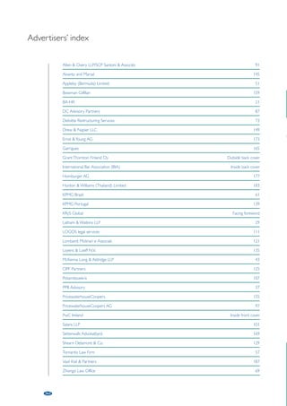 Activities: White  Case is a global law firm 
with over 2000 lawyers in 26 countries. Their 
financial restructuring and insolvency group is 
a worldwide practice consisting of over 160 
restructuring and insolvency lawyers. They 
are a globally recognised leader in complex 
cross-border insolvencies and workouts, and 
they represent clients in all aspects of 
restructurings, workouts and insolvencies, 
including both transactional and litigation 
matters. Recent representations include many 
of the world’s largest restructuring cases and 
out-of-court workouts. 
Roland Berger Strategy 
Consultants Kft. 
Sas utca 10-12, H-1051 Budapest, Hungary. 
Tel: +36 (1) 301 7070 
Fax: +36 (1) 353 2434 
Website: www.rolandberger.hu 
Prinicipal 
Frigyes Schannen 
Tel: +36 (1) 301 7077 
Email: 
frigyes_schannen@hu.rolandberger.com 
Activities: Roland Berger Strategy 
Consultants is a leading global strategy 
consultancy. Within their restructuring 
practice they focus on complex operational 
and financial restructurings/distressed MA 
as well as insolvency support. 
Squire Sanders (US) LLP 
Roosevelt Irodaház Széchenyi István tér 7-8, 
Budapest H-1051, Hungary. 
Tel: +36 (1) 428 7111 
Fax: +36 (1) 428 7100 
Website: www.squiresanders.com 
Restructuring  Insolvency Global 
Practice Group Leader 
Stephen D. Lerner 
Local Restructuring  Insolvency 
Contacts 
Csaba Vari 
Artur Tamasi 
Nora Szigeti 
Activities: The restructuring  insolvency 
group has over 100 restructuring and 
insolvency lawyers who represent financial 
institutions, distressed companies, insolvency 
practitioners, creditors’ committees, 
investors, and strategic and financial buyers of 
troubled companies. 
Szecskay Attorneys at Law 
Kossuth tér 16-17, H-1055 Budapest, 
Hungary. 
Tel: +36 (1) 472 3000 
Fax: +36 (1) 472 3001 
Email: info@szecskay.com 
Website: www.szecskay.com 
Managing Partner 
Dr. András Szecskay 
Attorneys at Law 
Dr. Judit Budai 
Dr. Hedi Bozsonyik 
Activities: Advised several companies in 
their merger, de-merger and winding up, as 
well as companies and creditors in 
connection with liquidation proceedings. 
Weil, Gotshal  Manges 
Szabadság tér 7, Bank Center, 8th Floor, 
H-1054 Budapest, Hungary. 
Tel: +36 (1) 301 8900 
Fax: +36 (1) 301 8901 
Website: www.weil.com 
Managing Partner 
David Dederick 
Email: david.dederick@weil.com 
Partner, Head of Banking  Finance 
Capital Markets Practices 
Konrád Siegler 
Email: konrad.siegler@weil.com 
Activities: Advise on all aspects of 
bankruptcy and restructuring matters, 
including creditor and debtor 
representations, distressed transactions and 
litigation matters. 
ICELAND 
LOGOS Legal Services 
Efstaleiti 5, IS-103 Reykjavik, Iceland. 
Tel: +354 5 400 300 
Fax: +354 5 400 301 
Email: logos@logos.is 
Website: www.logos.is 
Managing Partner 
Gunnar Sturluson 
INDIA 
Deloitte 
Maker Tower ‘E’ Wing, 4th Floor, 
Cuffe Parade, Mumbai, 400 005 India. 
Website: www.deloitte.com 
Head of Restructuring Services 
Deepak Netto 
Tel: +91 (22) 6622 0506 
Email: dnetto@deloitte.com 
Activities: Deloitte advises stakeholders in 
underperforming or distressed businesses 
including creditors and directors. Services 
include insolvency appointments, financial 
restructuring, turnaround and business 
reviews. 
Standard  Poor’s 
CRISIL House, Cts Number 15 D, Central 
Avenue, 8th Floor, Hiranandani Business Park, 
Powai Mumbai 400076, India. 
Tel: +91 (22) 3342 3000 
Fax: +91 (22) 3342 8088 
Standard  Poor’s 
W. 101 Sunrise Chambers, 22 Ulsoor Road, 
Bangalore 560 042, India. 
Tel: +91 (80) 2558 0899 
Fax: +91 (80) 2559 4801 
Syndicate Bank 
International Division, Maker Tower-F, 
2nd Floor, Cuffe Parade, Colaba, 
Mumbai 400005, India. 
Tel: +91 (22) 2215 4648 
Fax: +91 (22) 2218 1622 
Email: idmumbai@syndicatebank.co.in 
Website: www.syndicatebank.co.in 
General Manager 
P. M. Vasantharajan 
Tel: +91 (22) 2218 1276 
Email: pmvasantharajan@syndicatebank.co.in 
Deputy General Manager 
V. Ganesan 
Tel: +91 (22) 2215 1480 
Email: vganesan@syndicatebank.co.in 
Activities: Commercial banking activities 
such as trade finance, treasury operations, 
dealing in cross currency, derivatives and 
securities. 
INDONESIA 
Blake Dawson, in association with 
Oentoeng, Suria  Partners 
Level 37, Equity Tower, Sudirman Central 
Business District, Jalan Jenderal Sudirman Kav. 
52-53, Jakarta Selatan 12190, Indonesia. 
Tel: +62 (21) 2996 9200 
Fax: +62 (21) 2903 5360 
Website: www.blakedawson.com 
National Practice Head, Restructuring  
Insolvency 
James Marshall 
Tel: +61 (2) 9258 6508 
Email: james.marshall@blakedawson.com 
Partner, Restructuring  Insolvency 
Ray Mainsbridge 
Tel: +61 (2) 9258 6049 
Email: ray.mainsbridge@blakedawson.com 
Activities: Corporate reconstruction and 
insolvency law which includes advising both 
lenders and debtors on formal and informal 
schemes of arrangement, and administrators 
of insolvent companies and creditors on the 
enforcement of securities and other rights. 
Deloitte 
The Plaza Office Tower, 32nd Floor, Jl. M. H. 
Thamrin Kav 28-30, Jakarta 10350, Indonesia. 
Website: www.deloitte.com 
Head of Restructuring Services 
Claudia Lauw Lie Hoeng 
Tel: +62 (21) 299 23100 ext. 33999 
Email: clauw@deloitte.com 
Activities: Deloitte advises stakeholders in 
underperforming or distressed businesses 
including creditors and directors. Services 
include insolvency appointments, financial 
restructuring, turnaround and business 
reviews. 
PT Ferrier Hodgson 
World Trade Center, Jalan Jenderal Sudirman 
Kav. 29-31, Jakarta 12920, Indonesia. 
Tel: +62 (21) 521 1658 
Fax: +62 (21) 521 1659 
Email: fh-indonesia@ferrierhodgson.co.id 
Website: www.ferrierhodgson.com 
Director 
Robert Jolly 
Activities: Providers of restructure and 
turnaround, corporate advisory, capital rising, 
financial due diligence and forensic 
accounting services in Asia Pacific. 
IRELAND 
AL Goodbody 
International Financial Services Centre, 
North Wall Quay, Dublin 1, Ireland. 
Tel: +353 (1) 649 2000 
Fax: +353 (1) 649 2649 
Website: www.algoodbody.com 
Partners 
David Baxter 
Email: dbaxter@algoodbody.com 
Mark Traynor 
Email: mtraynor@algoodbody.com 
Activities: An experienced corporate 
recovery and insolvency team with a wide-ranging 
client base from domestic and 
international financial institutions to 
insolvency practitioners. 
Arthur Cox 
Earlsfort Centre, Earlsfort Terrace, 
Dublin 2, Ireland. 
Tel: +353 (1) 618 0000 
Fax: +353 (1) 618 0618 
Email: mail@arthurcox.com 
Website: www.arthurcox.com 
Partner and Head of Corporate Recovery 
 Insolvency Group 
William Day 
Tel: +353 (1) 618 0509 
Email: william.day@arthurcox.com 
Partner 
Brendan Cooney 
Tel: +353 (1) 618 0576 
Activities: Leading Irish insolvency practice 
advising on liquidations, examinerships, 
receiverships, restructurings. Arthur Cox acts 
for insolvency practitioners, banks, NAMA 
debtors, currently advising EIRCOM. 
218 
 