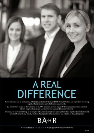 20 
The foundation 
Obviously, any restructuring discussions will have to 
include work such as evaluation of insolvency or 
enforcement options including jurisdictional planning. 
An analysis will usually contain the following elements: 
• Do the security documents and set-off rules work? 
• Will courts respect the priority of liens? 
• Will the process be sufficiently expedited? 
• Will the court fees and liquidator fees be 
reasonable? 
• Can creditors enforce the security and against 
whom? 
• Does forum change in order to get a better 
protection? 
• Are any pre-emptive actions required? 
• How to deal with the liquidity management. 
• Can assets be disposed of, or taken over by the 
bankruptcy estate? 
A good restructuring will, however, not be possible 
without a proper commercial understanding. To this 
effect, if in-house expertise is not sufficient, creditors 
or debtors are well advised to engage a commercial 
advisor. Many debtors will claim to have sufficient 
expertise, but it would not be unfair to say that 
creditors might not really agree or share the same 
opinion. Creditors will definitely need to possess or 
hire competence which enables the creditors to test 
the commercial viability of the business, and there is 
probably a difference on this point if only banks are 
involved (or a club of banks) who will have a fairly 
easy dialogue among themselves as opposed to large 
syndicates and bond arrangements, who will probably 
need the assistance of a commercial moderator. 
Disputes on the appointment of advisors and their 
remuneration are common, but often resolved. The 
important point being that the remuneration should 
be aligned with the interests of the party such advisor 
is representing. 
Organising the work 
The restructuring principles are always based on the 
principle of equality, however I would probably go along 
with the allegorical inspiration of George Orwell: 
“creditors should be treated equally, but some creditors 
more equally than others”. This means that there is an 
acknowledgement that creditors are not necessarily 
equal. The normal technique is to distinguish between 
(i) financial creditors, secured and unsecured; (ii) related 
creditors (such as managers); (iii) other creditors such 
as charterers, owners and other material suppliers and 
customers; and (iv) truly trade creditors. When all 
parties are involved, it would seldom be possible 
without some sort of bankruptcy protection as trade 
creditors usually just stop their supply with the liquidity 
crisis and this will entail the whole business. 
During the organisational phase, the main aim of 
the restructuring would thus be to identify the 
categories one wishes to establish in order to initiate 
discussions. We normally recommend discussing the 
classification with the largest stakeholders with an aim 
to get their support, making it difficult for others to 
object. This has a particular impact on board 
members’ duties to not give preferential treatment to 
creditors, and therefore, the stakeholders approached 
would probably be asked to let some other creditors 
be paid off on a going-concern basis in order to keep 
a certain control over the negotiations. 
One of the biggest problems is acquiring a 
common understanding of the creditor positions. 
Distinguishing fully secured creditors from unsecured 
creditors is not always easy. A fully secured creditor 
will always take the position that any problems will 
have to be resolved by parties who have something at 
stake. Managing the expectation of the creditors and 
shareholders in this context is a martial art not to 
be underestimated – and as old as any other 
profession: fear mongering by threatening to go for 
bankruptcy or initiate insolvency proceedings in order 
to achieve a result. One piece advice is hereby given – 
do not threaten, but do promise if you actually mean 
to do it. 
The level of playing field has to be clearly set out. In 
some of the worst default cases which did not end up 
in a restructuring, the approach of a rig owner was to 
give priority to shareholder rights rather than creditor 
rights – the result? Full elimination of shareholder rights 
by bankruptcy. I am fairly confident that some 
shareholder rights would have been maintained if the 
rig owner had respected some of the basic 
restructuring principles set out herein. 
The plan 
It is usually during a forbearance period (or standstill 
period) that parties reach agreement in principle with 
their creditors (usually after they have used up all 
available funds). During the standstill period the need 
for working capital will materialise depending as to 
whom is involved in the restructuring. If the 
restructuring is public, the need will be immediate, if the 
restructuring is kept confidential, there might be some 
flexibility. The normal pattern during the standstill 
period is for the involved creditors to agree that those 
not involved shall be settled, such as trade creditors. 
Sometimes a consensual deal is not possible, in which 
event disclosure to such creditors who will not be paid 
would be essential in order to give them the 
opportunity to voice their opposition. This will create a 
“terror balance” and the gamble will be whether a non-consenting 
creditor who will not be paid, will actually 
start enforcing its creditor rights or not. 
 