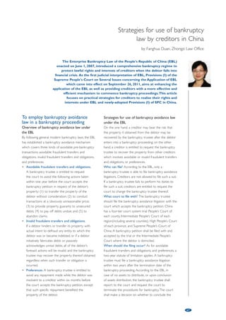 to the stress and distress, once it recovers from the 
aforementioned conflicts it will have a solid base to 
grow! 
Authors: 
Osana Mendonça, Director 
Transactions  Restructuring 
Tel: +55 (11) 3245 8338 
Email: omendonca@kpmg.com.br 
André Schwartzman, Partner 
Restructuring Services 
Tel: +55 (11) 3245 8258 
Email: aschwartzman@kpmg.com.br 
Salvatore Milanese, Partner 
Restructuring Services 
Tel: +55 (11) 3245 8312 
Email: smilanese@kpmg.com.br 
KPMG Brazil 
Av. Nove de Julho, 5109 - 7º Andar 
01407-905 - São Paulo, SP, Brazil 
Fax: +55 (11) 3245 8310 
Website: www.kpmg.com.br 
63 
d) performing the segregation between the company’s 
real estate/properties and the ones which belong 
just to the family; and 
e) keeping or not keeping employees who are family 
members, and payment of salary to the latter. 
With few exceptions, cultural matters, equity mix-up 
and a succession process lacking preparation and 
professional management are the major points which 
prejudice management in a family company. On the 
occasions in which the succession process was not 
prepared, a dispute for power, which in a family-owned 
company is conducted in a passionate manner, 
arises, not taking into consideration the win-win or 
win-lose outcome. What is noticeable is that the ones 
involved in the fight for power aim at the opponent’s 
loss, not reflecting, in a rational manner, whether this 
search will result in serious problems to the company, 
and, therefore, their own equity interest in the 
business company. 
The good management of these matters which 
normally occurs during the course of the company’s 
restructuring, when performed with focus and 
knowledge, will result in a strengthened company, 
which may enjoy sustainable growth in the future. 
What is the reason for this statement? The reason is 
that, if the company has survived all conflicts which led 
 