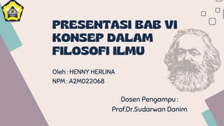 Oleh : HENNY HERLINA
NPM : A2M022068
Dosen Pengampu :
Prof.Dr.Sudarwan Danim
 