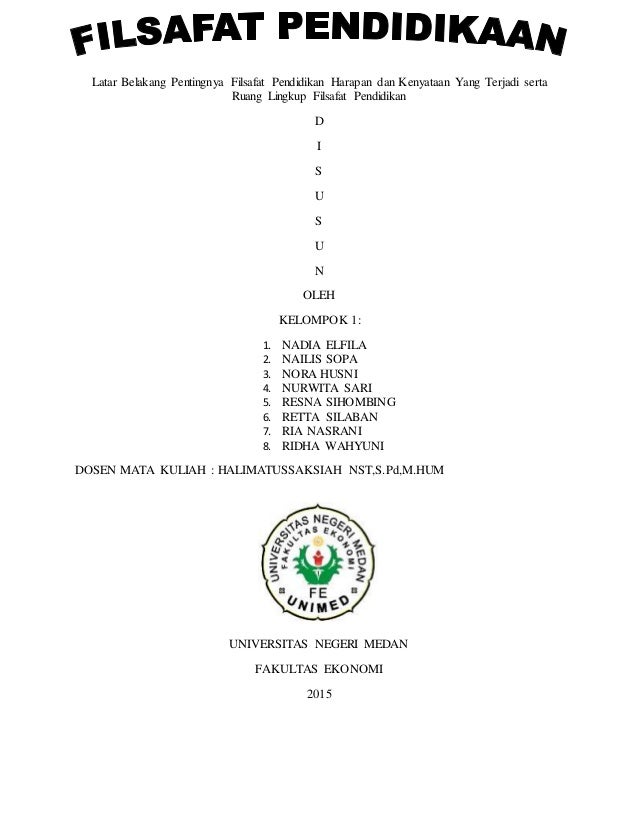 Makalah Fpi A N Lovita Ivan Hidayatullah Tujuan Pendidikan Islam Di