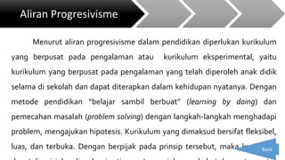 ALIRAN - ALIRAN FILSAFAT PENDIDIKAN MODREN | PPTX