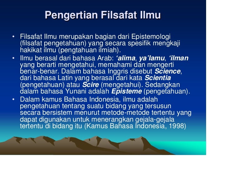 Perbedaan Ilmu Filsafat Dan Filsafat Ilmu - Berbagai Perbedaan
