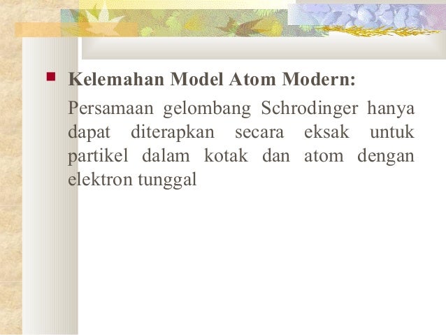 Filsafat Ilmu Teori Atom