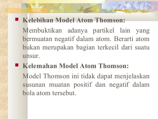 Filsafat ilmu teori atom 
