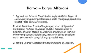 FILSAFAT ISLAM AL FARABI.Konsep Negara Ideal | PPT