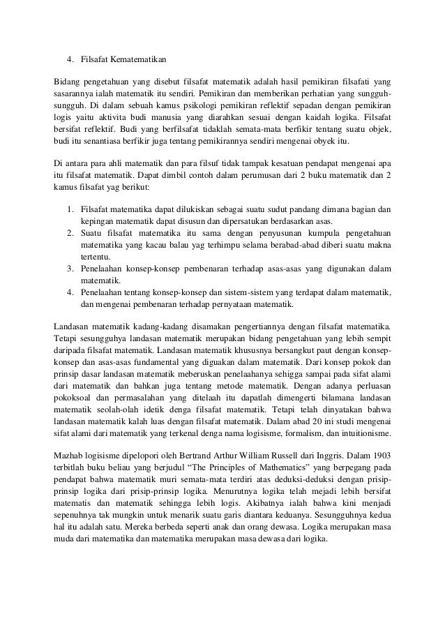 Filsafat Matematika