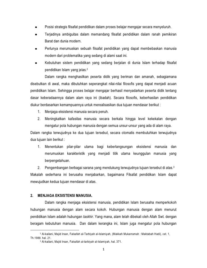 filsafat pendidikan islam filsafat pendidikan islam