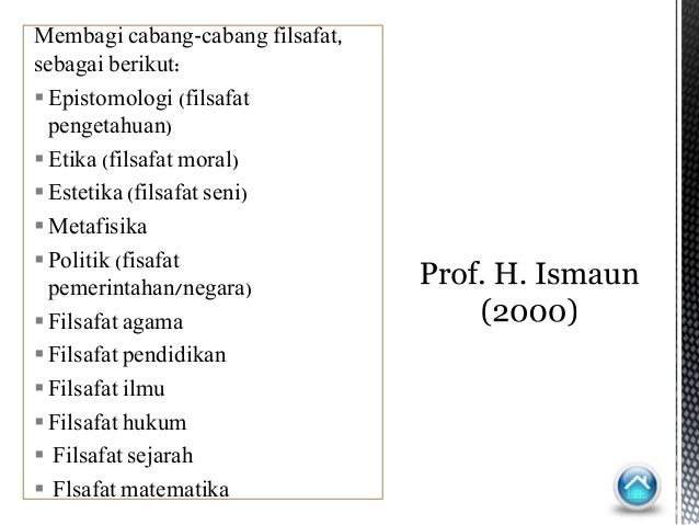 Filsafat sebagai landasan ilmu pengetahuan