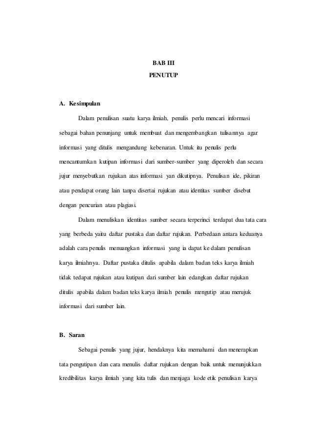 Kutipan Dan Cara Menulis Kutipan
