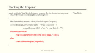 Servlet Filter | PDF