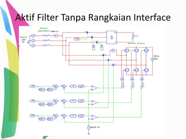 Filter aktif pada beban converter 3 fasa 6 | PPSX
