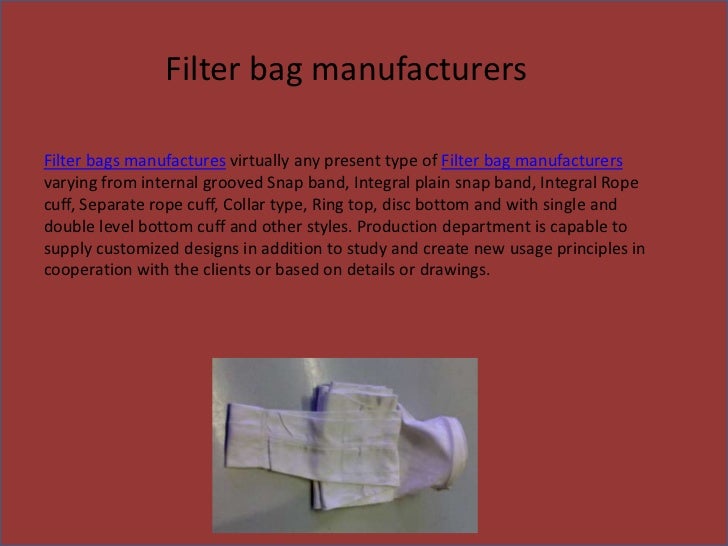Filter Bag Manufacturer
