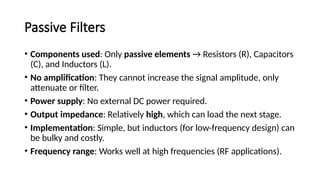 General filters used in biosignal recording and patient safety aspects.pptx