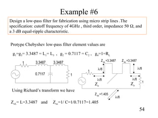 Protype Line Introduction to Filter design .ppt...... | PPT