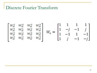 Filtering in the Frequency Domain and fourier transform application | PPTX
