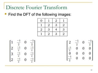 Filtering in the Frequency Domain and fourier transform application | PPTX