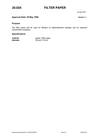 Filter Contract.pdf Filter paper | PDF
