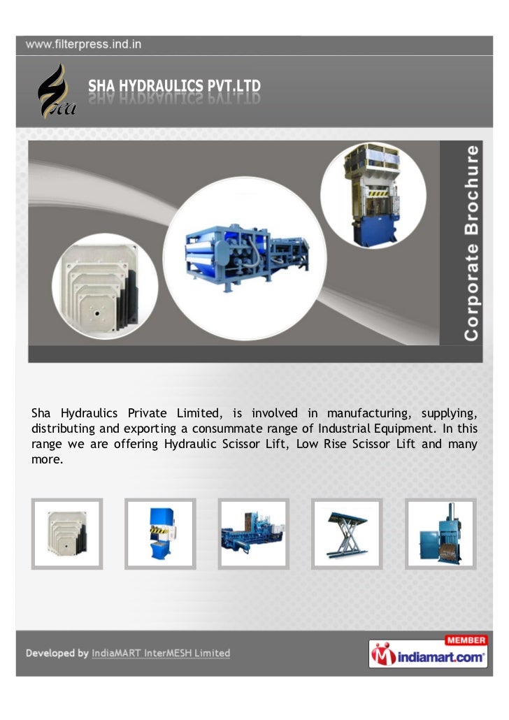 Sha Hydraulics Private Limited, Coimbatore, Hydraulic Scissor Lift