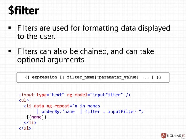 AngularJS Filters
