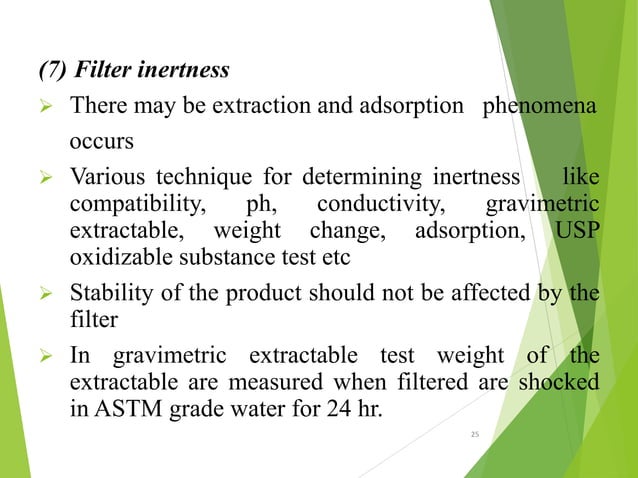 Filter validation | PPT | Chemistry | Science