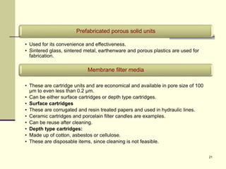 Since Filtration Filtration | PPTX