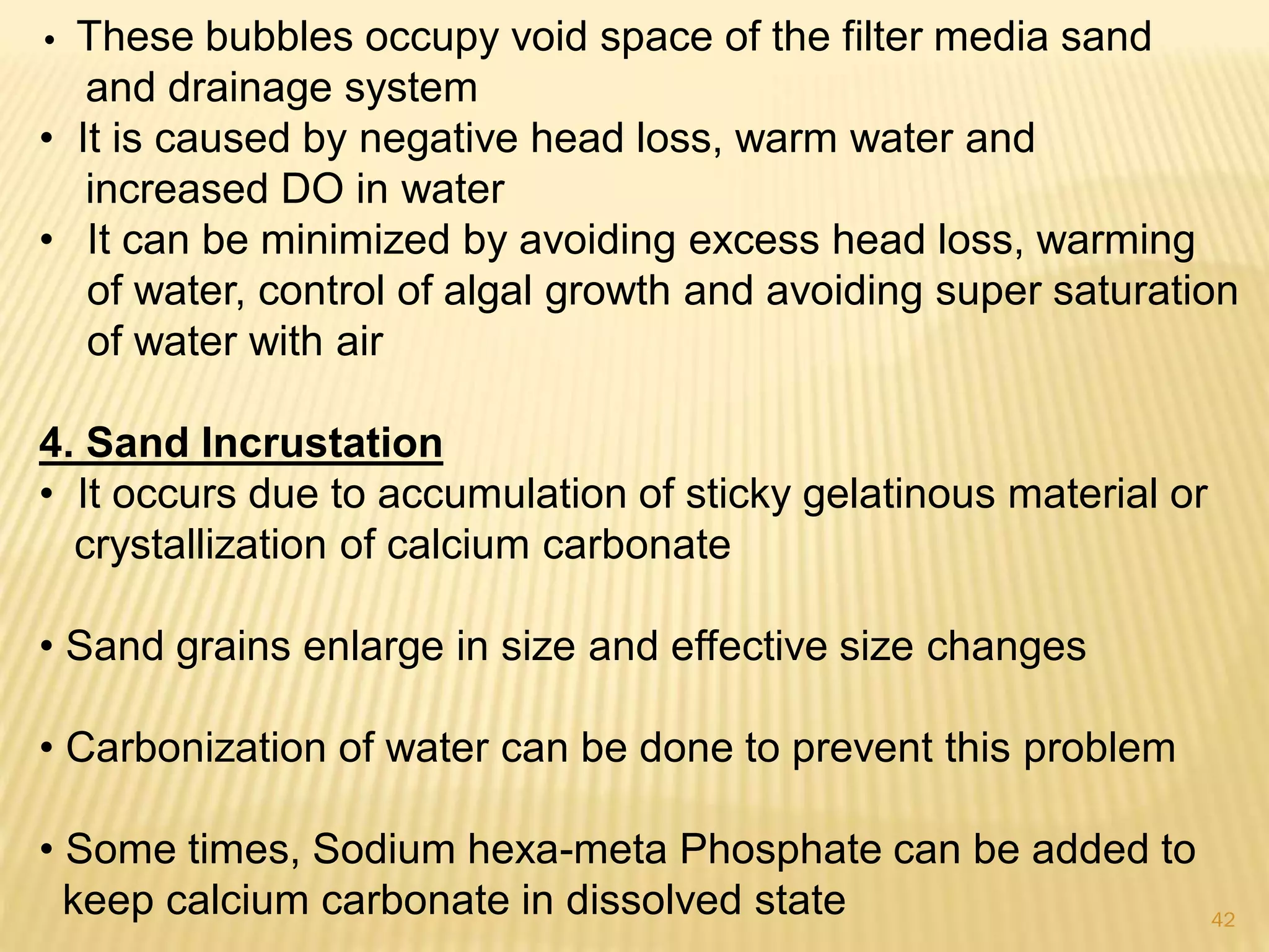 Filtration in water treatment | PDF
