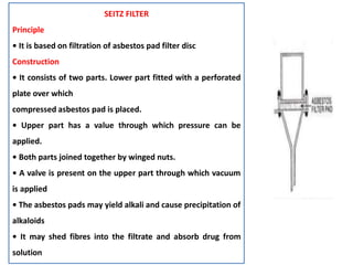 Filtration | PDF